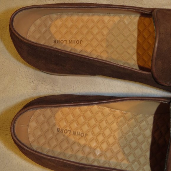 John Lobb Edmond 260784 Brown Suede Tassel Loafer 12 E NWB $1700 Shoe Trees main image 9